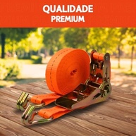 Cinta de Amarração com Catraca 1,5m - Segurança Máxima para Suas Cargas (500kg) - imagem 4
