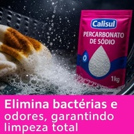Percarbonato de Sódio 1kg - Puro e Sem Cloro | Tira Manchas e Limpeza Profunda com Oxigênio Ativo - imagem 3
