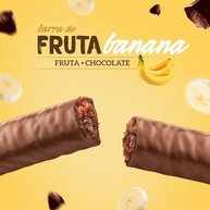 Nutry Barra de Fruta Banana 20g - Display Com 24 Unidades - Com Fruta, Chocolate e Aveia - imagem 4