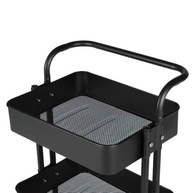Carrinho Organizador em Aço com 3 Prateleiras - Ideal para Cozinha, Banheiro e Escritório | Alira Home - imagem 5