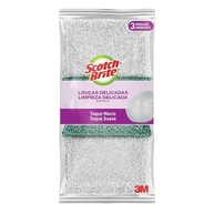 Scotch-Brite 3M Esponja Prateada - Pacote com 3 Unidades para Limpeza Eficiente e Segura - imagem 2