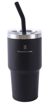 Copo Térmico 591ml com Canudo - Aço Inoxidável a Vácuo, Isolamento Térmico Avançado para Água, Café e Smoothies - imagem 1