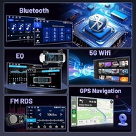 Central Multimídia Android 9" para Hyundai Starex/H1 (2007-2015) com Carplay, GPS e Câmera AHD - imagem 5
