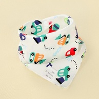 10 Pcs Babador Bandana Menino Menina Com 2 Botões - imagem 5