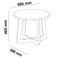 Mesa de Centro Jasmin Menta com Detalhes em Carvalho - Moderna e Resistente em MDF - imagem 4