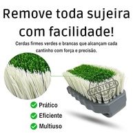 Kit 2 Escovas Retangulares Multiuso com Alça - Limpeza Profunda em Roupas, Tênis e Superfícies - imagem 5
