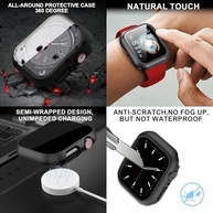 ZXCNZXVE Pacote com 10 pulseiras esportivas compatíveis com Apple Watch séries 10, 9, 8, 7, 6, 5, 4 e 3 de 45 mm, 44 mm, 42 mm, 46 mm, ultra - imagem 5