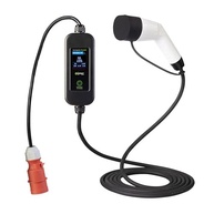 Carregador Portátil 22kW 380V para Carro Elétrico com Tela LCD - Conector Tipo 2 - imagem 3