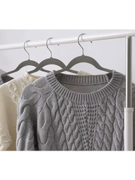 Kit 30 Cabides de Veludo 360° Antideslizante - Organize seu Guarda-Roupa com Estilo - imagem 5