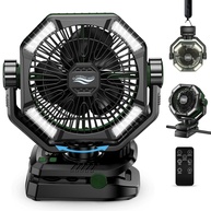 Ventilador de Acampamento ColdSky com Bateria 20.000mAh, Motor Duplo, Controle Remoto e Luz LED - imagem 1