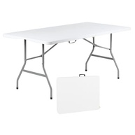 Mesa Dobrável 1,8m +GardenLife - Portátil com Alça e Pernas de Aço | Ideal para Eventos e Festas - imagem 2