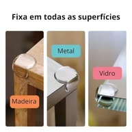 Kit 10 Protetores de Quina em Silicone com Adesivo Dupla Face - Segurança Total para Bebês e Crianças - imagem 4