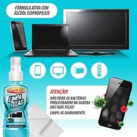 Kit Limpa Telas Luxcar 120ml + Pano: Limpeza Profissional com Álcool Isopropílico - imagem 5