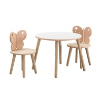 Mesa com 2 Cadeiras Modelo Borboleta - Design Moderno e Conforto para Ambientes Compactos - imagem 1