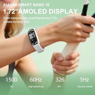 Xiaomi Smart Band 10: Pulseira Inteligente com Tela AMOLED 1.72", 21 Dias de Bateria e Monitoramento Completo - imagem 3