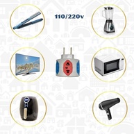 Kit 3 Adaptadores de Tomada com Fusível: Segurança e Praticidade para Seus Aparelhos! - imagem 5