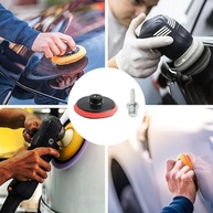 Kit de Polimento para Carro com Discos Flocados - Sistema Profissional para Detalhamento Automotivo - imagem 5