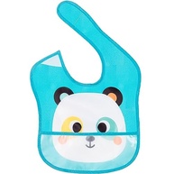Babador Com Bolso Bubazoo Panda Impermeável com Fecho Velcro - imagem 2