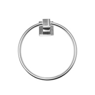 Porta Toalha Quadrado com Argola para Banheiro – Polo Metais | Design Moderno e Resistente - imagem 1