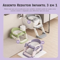 Assento Redutor Infantil com Escada - Treinamento Seguro e Confortável para Banheiro - imagem 5