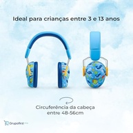 Fone Abafador De Ruídos Autismo Infantil Bebê Dobrável Criança Com Hipersensibilidade Protetor Auricular Concha Som para Show Festa Grupo First Shop - imagem 5