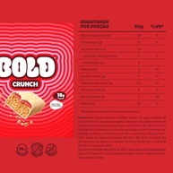 Barra de Proteína BOLD Crunch Morango & Chantily (15g de Proteína) - Caixa com 12 unidades - imagem 1