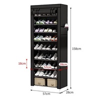 Sapateira Moderna com 9 Prateleiras - Organize Seus Calçados e Objetos com Estilo (Preto) - imagem 4