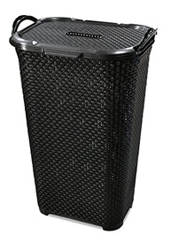 Cesto Rattan com Tampa Basculada 50L - Organize com Estilo e Praticidade - imagem 4