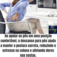 Apoio para Pés Ergonômico com Massagem e Rotação 180° - Alívio e Conforto para o Trabalho - imagem 3