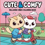 Livro de Colorir Cute & Comfy para Adultos: Relaxamento e Criatividade com Desenhos Fáceis - imagem 2