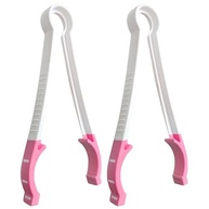 Matyz Pinças de Mamadeira com Pontas de Silicone - 2 Peças Rosa | Aderência Antiderrapante, Livre de BPA, Compactas e Multiuso - imagem 2