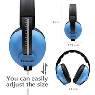 BBTKCARE Fones de Ouvido com Cancelamento de Ruído para Bebês - Segurança e Conforto em Qualquer Lugar (Azul) - imagem 5