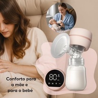 Bomba de Tirar Leite Elétrica Portátil com 9 Níveis de Sucção | Anti-refluxo, Silenciosa e Recarregável - imagem 3