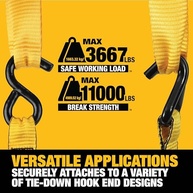 Suporte de Carga DEWALT Deluxe: Amarração Segura e Protegida (Pacote com 4) - imagem 4
