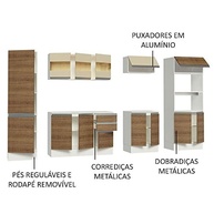 Cozinha Completa Smart 300cm Madesa - MDF Premium com Design Moderno - imagem 5