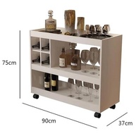 Bar Aparador com Adega Integrada e Rodízios - Design Moderno para Sala - imagem 3
