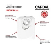 Aquecedor Individual 4 Temperaturas Cardal – Água Quente Instantânea com Instalação Direta na Rua - imagem 5