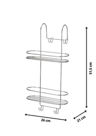 Prateleira para Shampoo Cromada Arthi - Organize seu Banheiro com Estilo e Praticidade - imagem 4