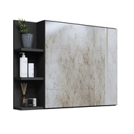 Espelheira Suspensa Iris com Porta para Banheiro e Closet - Design Moderno e Funcional - imagem 2
