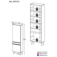 Paneleiro 2 Portas Veneza Gb Multimóveis - Organize sua Cozinha com Estilo e Qualidade - imagem 3