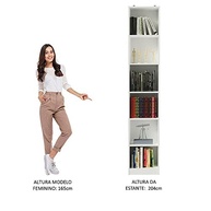 Estante Livreiro Madesa 6906 com 6 Nichos – Design Moderno e Organização Inteligente - imagem 5