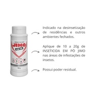 Kit com 5 Inseticida Jimo em Pó - Elimina Formigas, Traças, Baratas e Pulgas com Longa Duração - imagem 4