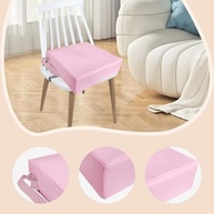 Assento Elevatório Infantil com Almofada Confortável e Impermeável - Rosa - imagem 4