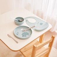 Kit Talheres Cloudy Buba - Aço Inox com Pontas Arredondadas para Bebês - imagem 3