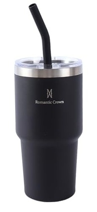 Copo Térmico 591ml com Canudo - Aço Inoxidável a Vácuo, Isolamento Térmico Avançado para Água, Café e Smoothies - imagem 2