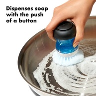 Escova Redonda com Dispenser OXO - Limpeza Inteligente e Conveniente - imagem 4
