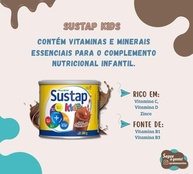 SUSTAP Kids Chocolate 380g - Suplemento Nutricional para Crianças com Sabor Delicioso - imagem 4