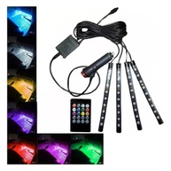 KIT ILUMINAÇÃO NEON RGB TUNING AUTOMOTIVO COM CONTROLE 12V - LED SENSOR RITMO - imagem 4