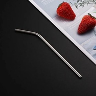 Kit Canudos Inox 7 Peças - 21cm Reutilizáveis com Escova de Limpeza | Ecológico e Sustentável para Sucos e Coquetéis - imagem 3