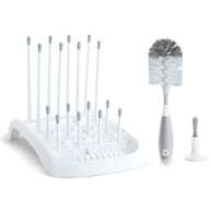 Kit de Limpeza Munchkin® - Escorredor Dobrável + Escova com Ventosa - imagem 1